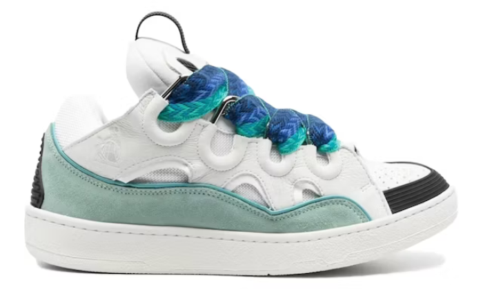 Curb White Blue Green