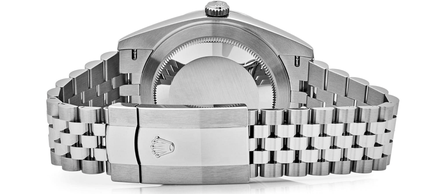 Date just steel silver dial 41mm