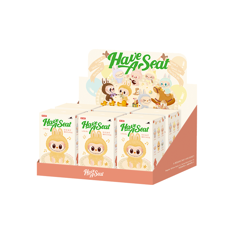 THE MONSTERS - Have a Seat Vinyl Plush Blind Box 6 packs