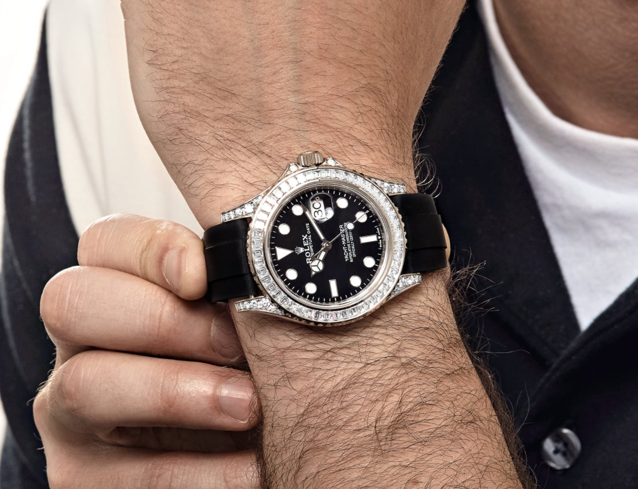 Yacht-master dial diamond bezel 42mm