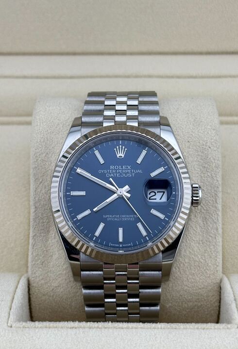 Rolex Datejust Steel Blue Dial Jubilee (2022)