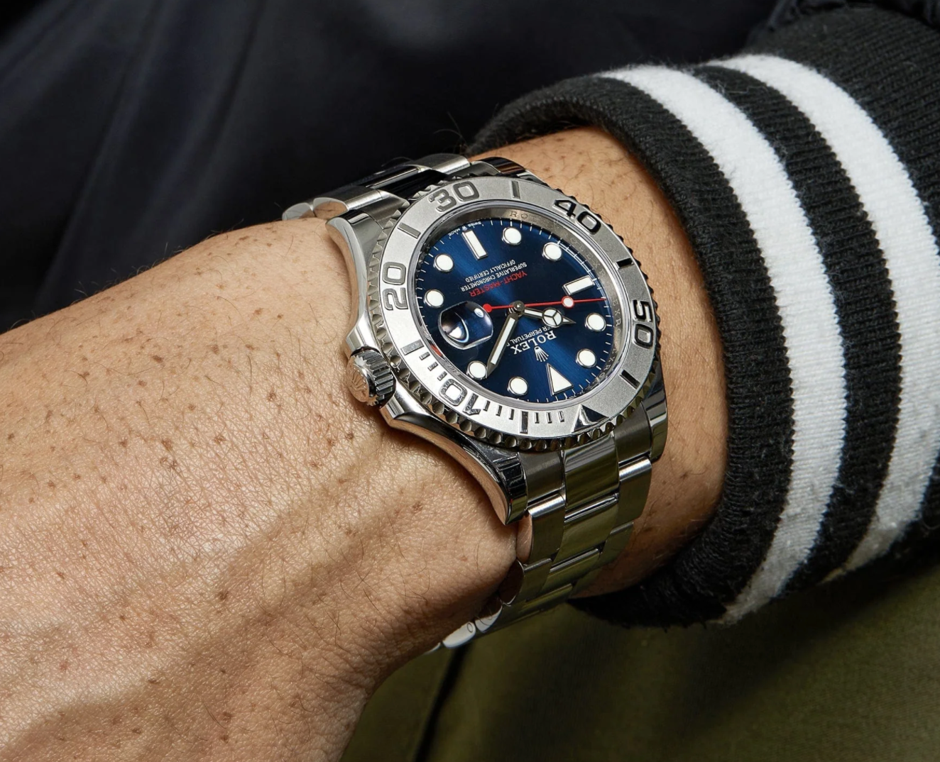 Yacht-master blue dial 40mm