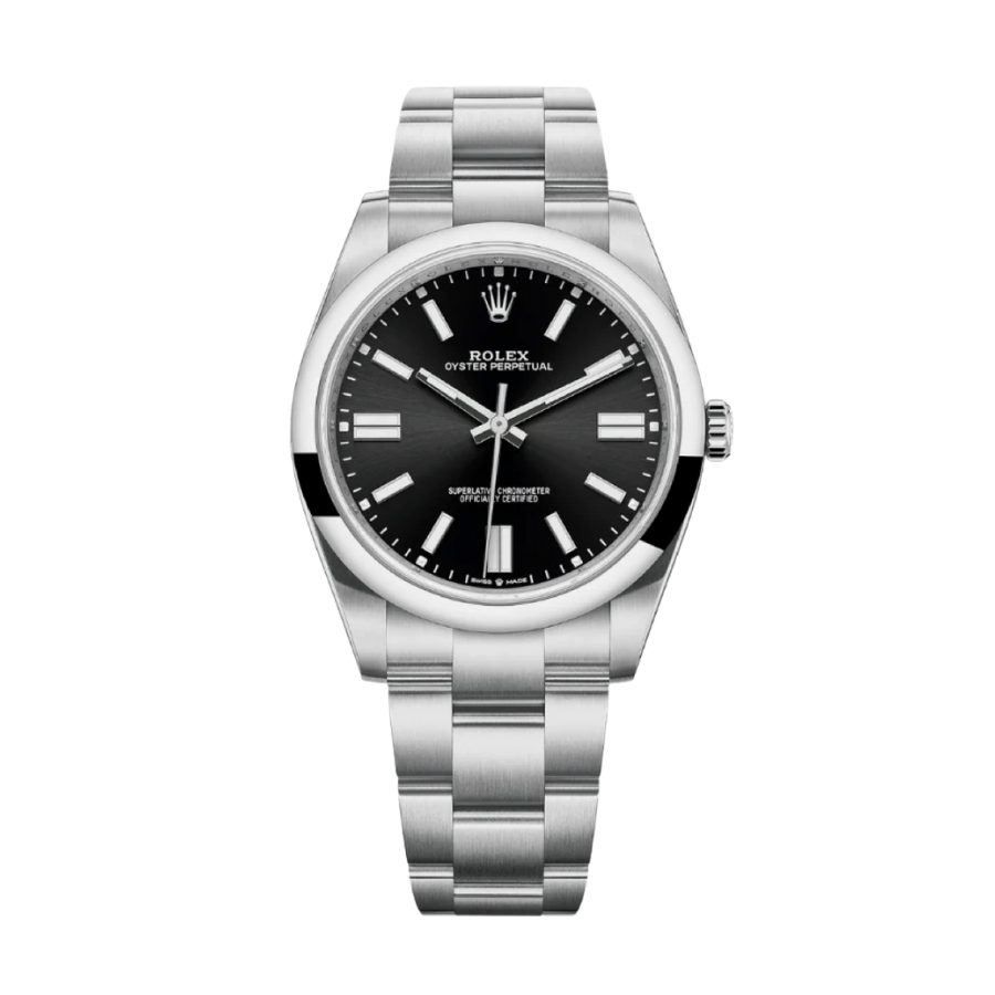 Oyster perpetual black dial 41mm