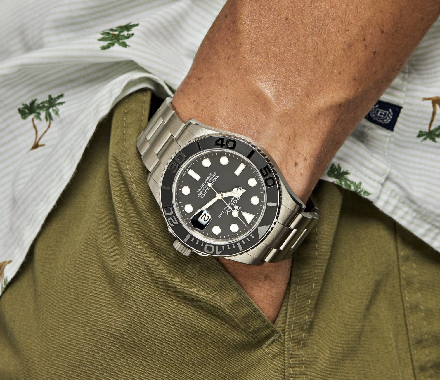 Yacht-master titanium black dial 42mm