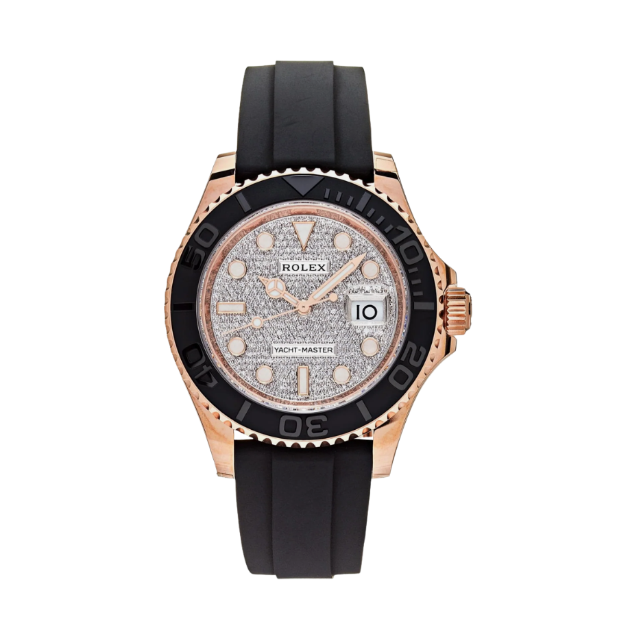 Yacht-master rose gold diamond dial 40mm