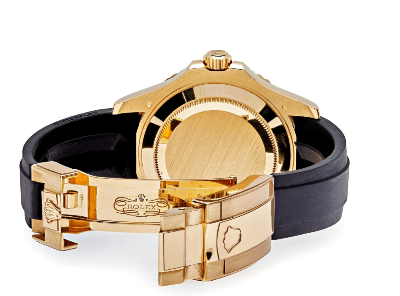 Yacht-master yellow gold black dial 42mm