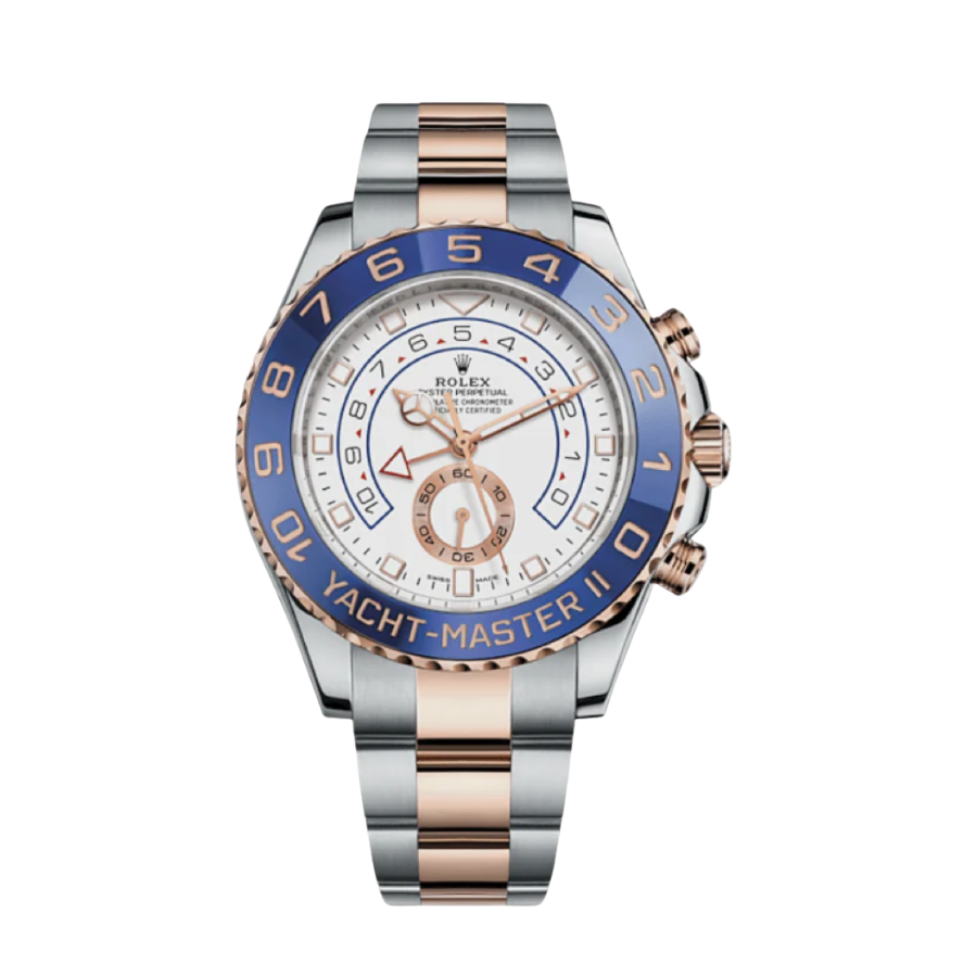 Yacht-master rose gold white dial 44mm