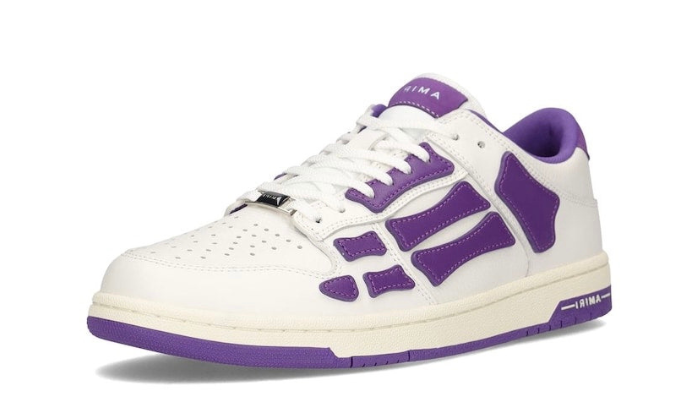 Skel white purple white low