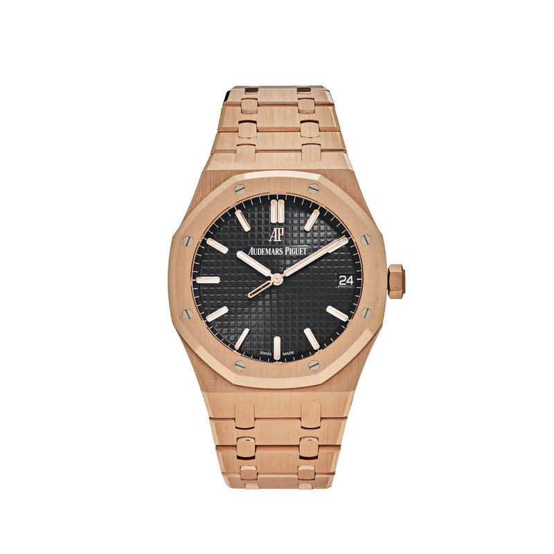 Audemars Piguet Royal Oak 15500OR.OO.1220OR.01 Selfwinding Rose Gold Black Dial