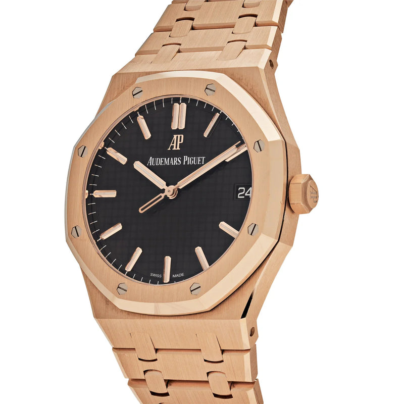 Audemars Piguet Royal Oak 15500OR.OO.1220OR.01 Selfwinding Rose Gold Black Dial