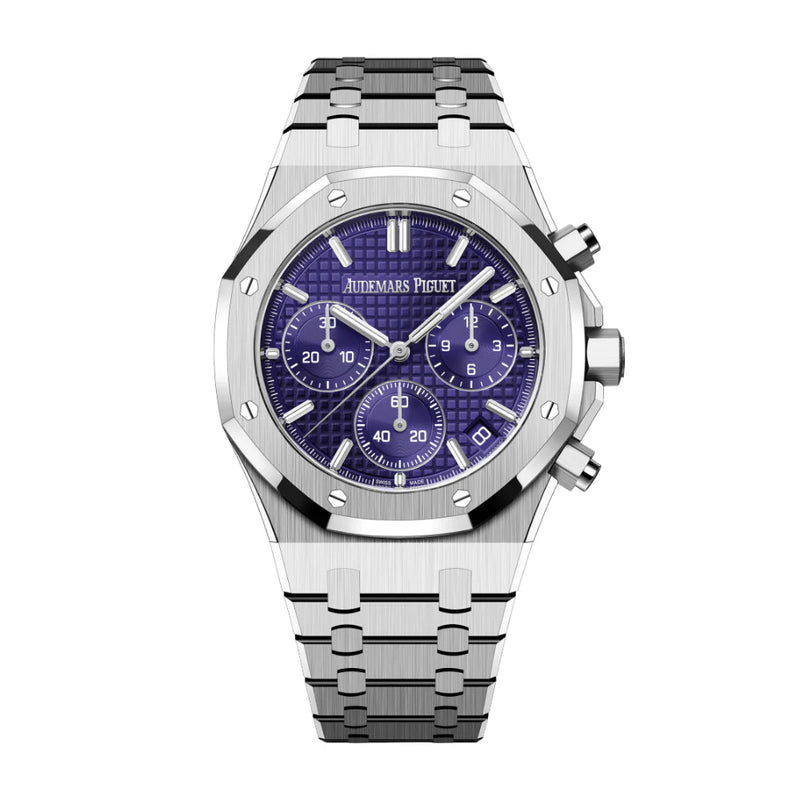 Audemars Piguet Royal Oak 26240BC.OO.1320BC.01 Chronograph 'Domaine de Murtoli Special Edition' White Gold Purple Dial