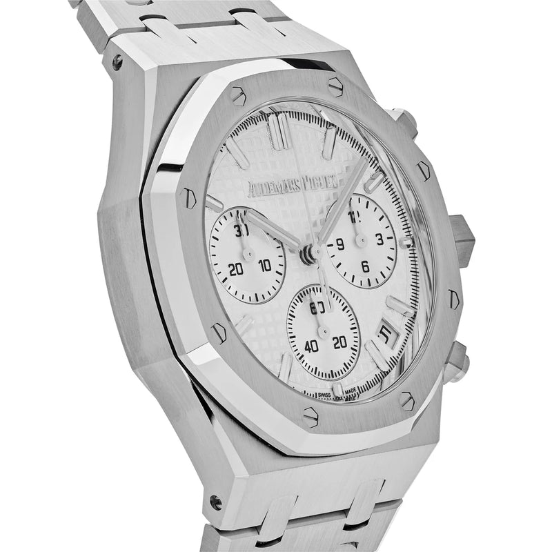 Audemars Piguet Royal Oak 26240ST.OO.1320ST.07 Selfwinding Chronograph Steel White Dial