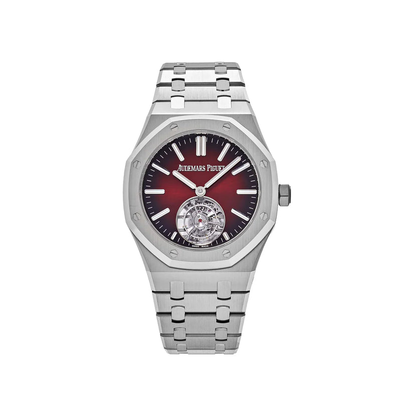 Audemars Piguet Royal Oak 26730ST.OO.1320ST.05 Selfwinding Flying Tourbillon Red Burgundy Steel