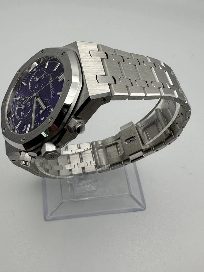 Audemars Piguet Royal Oak 26240BC.OO.1320BC.01 Chronograph 'Domaine de Murtoli Special Edition' White Gold Purple Dial