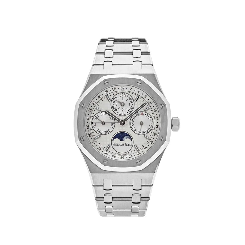 Audemars Piguet Royal Oak Perpetual Calendar 26574ST.OO.1220ST.01 Steel White Dial