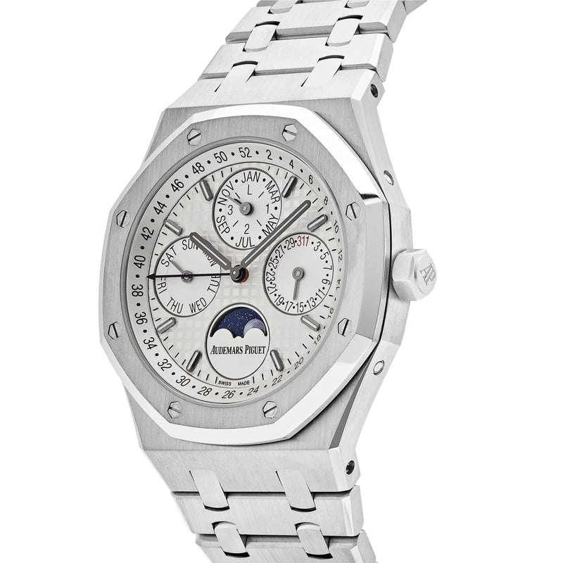 Audemars Piguet Royal Oak Perpetual Calendar 26574ST.OO.1220ST.01 Steel White Dial