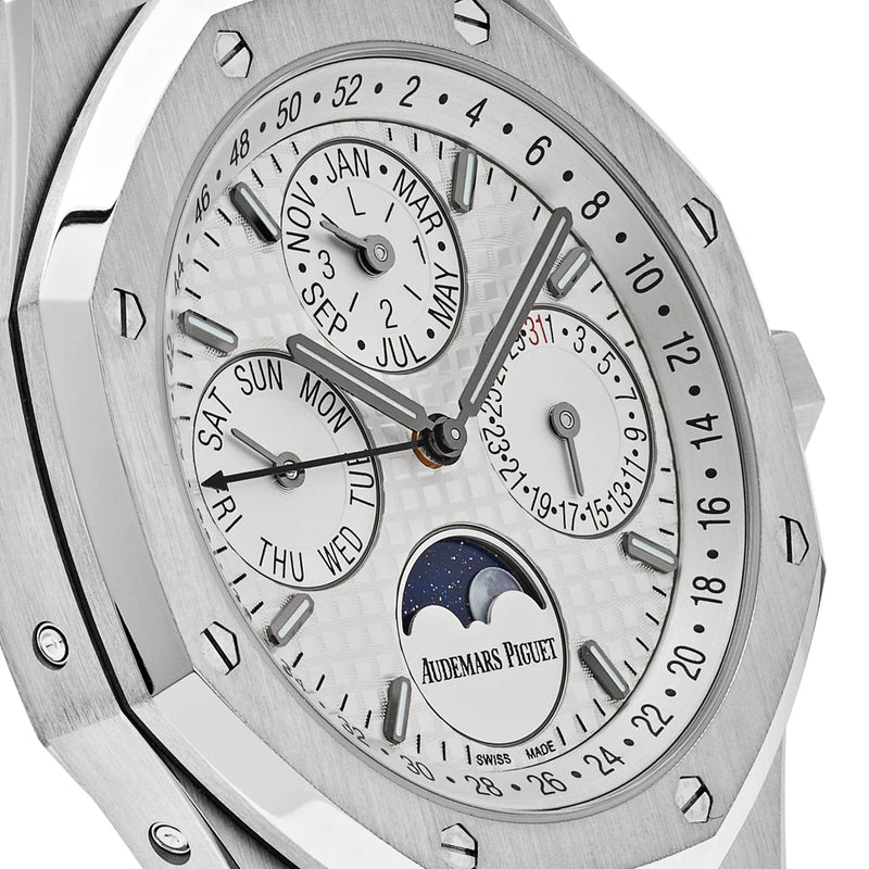 Audemars Piguet Royal Oak Perpetual Calendar 26574ST.OO.1220ST.01 Steel White Dial