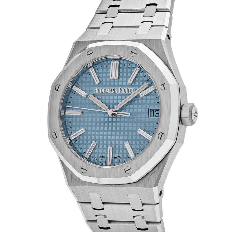 Audemars Piguet Royal Oak Selfwinding 15510BC.OO.1320BC.01 White Gold Blue Dial Limited Edition