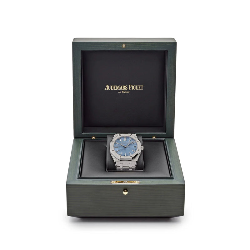 Audemars Piguet Royal Oak Selfwinding 15510BC.OO.1320BC.01 White Gold Blue Dial Limited Edition