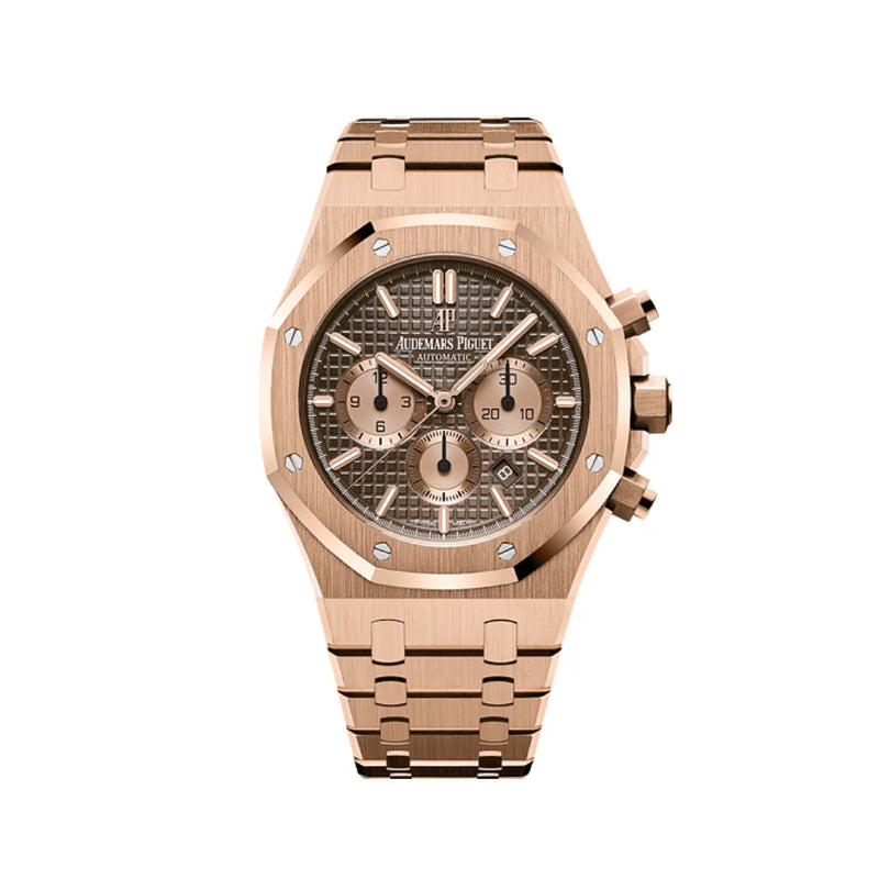 Audemars Piguet Royal Oak Selfwinding Chronograph 26331OR.OO.1220OR.02 Rose Gold Brown Dial