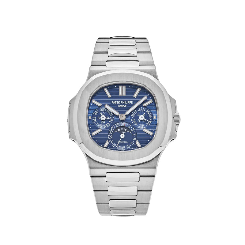 Patek Philippe Nautilus 5740/1G-001 'Tiffany & Co.' Perpetual Calendar Moon Phase White Gold Blue Dial (2019)