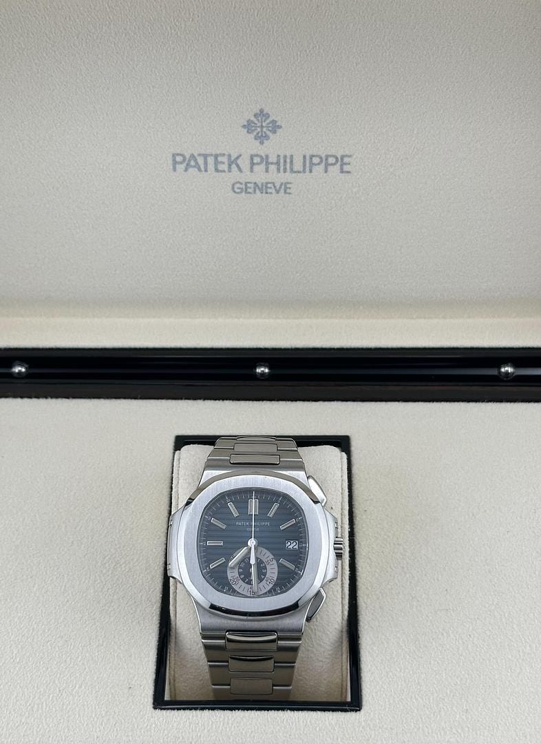 Patek Philippe Nautilus 5980/1A-001 Chronograph Steel Blue Dial