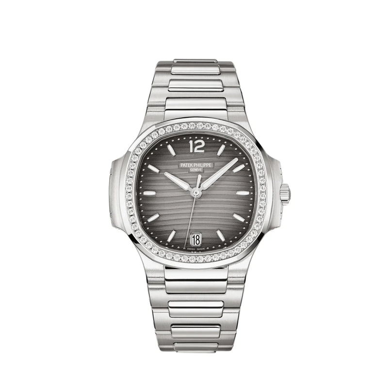 Patek Philippe Nautilus 7118/1200A-011 Ladies' Steel Gray Dial Diamond Bezel (2023)