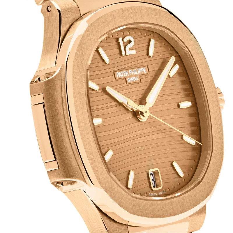 Patek Philippe Nautilus 7118/1R-010 'Ladies' Rose Gold Golden Dial (2021)