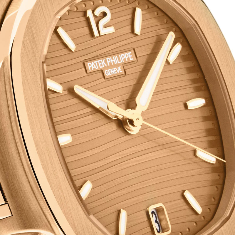 Patek Philippe Nautilus 7118/1R-010 'Ladies' Rose Gold Golden Dial (2021)