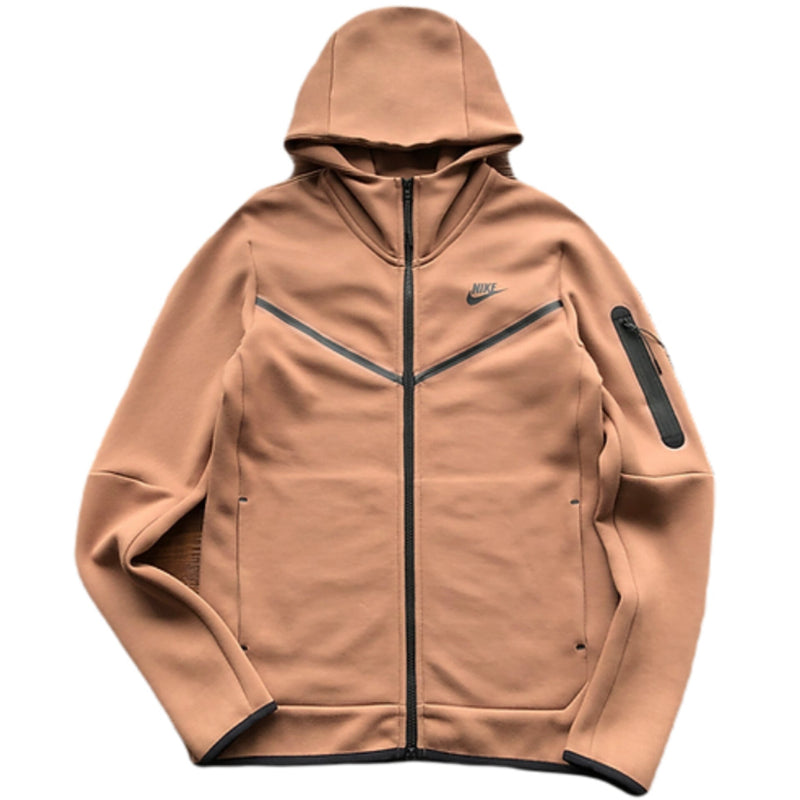 NIKE TECH FLEECE – BROWN CREAM (FULL)