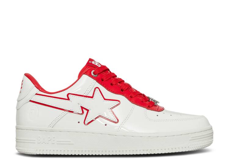 BAPE SN ‘WHITE RED’