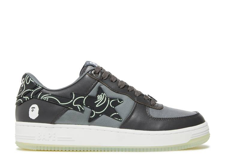 BAPE SN ‘TEXT CODE CAMO CHARCOAL’