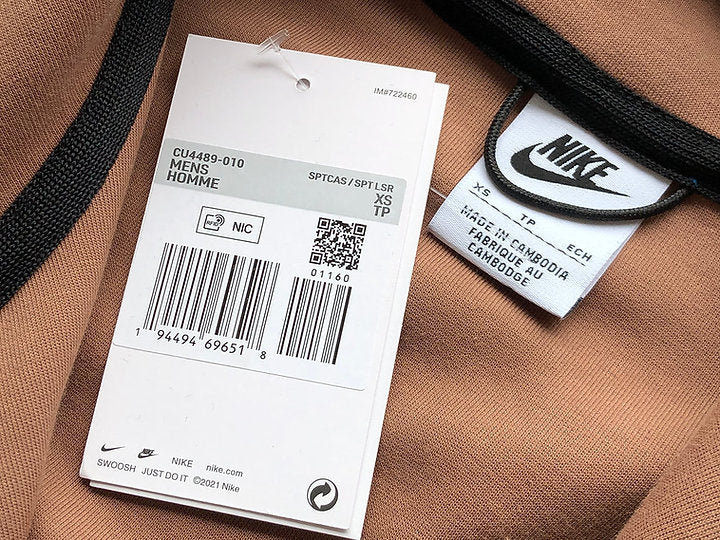 NIKE TECH FLEECE – BROWN CREAM (FULL)