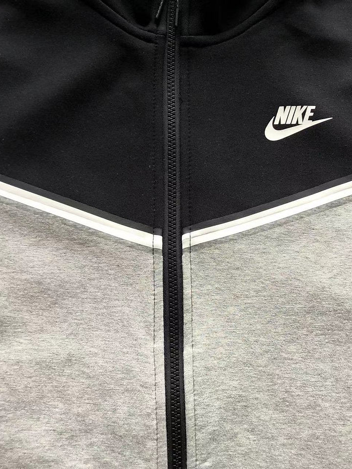 NIKE TECH FLEECE – BLACK AND GREY (FULL)