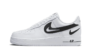 07 FM Cut Out Swoosh White Black