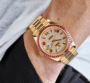 Day-date yellow gold roman dial ruby bezel 40mm - Image 2