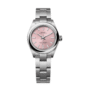 Oyster perpetual pink dial 28mm