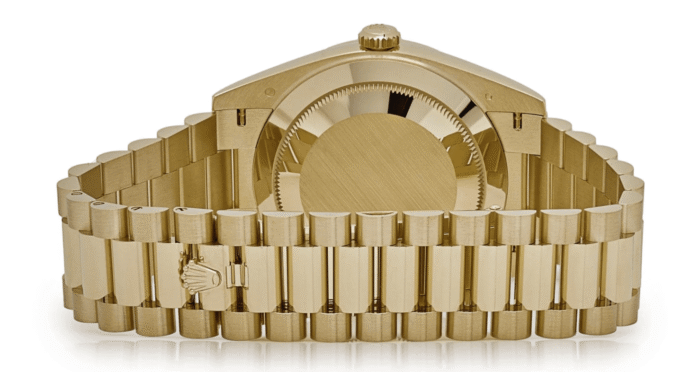 Day-date yellow gold green numeral dial 40mm - Image 3