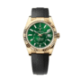 Sky-dweller green dial oysterflex 42mm