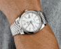 Date just steel white dial 41mm - Image 3