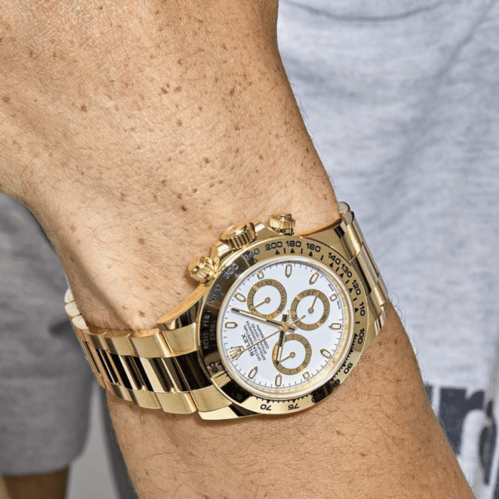 Daytona yellow gold white dial 40mm - Image 2