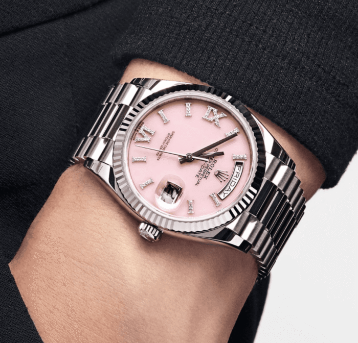 Day-date white gold opal diamond dial 36mm - Image 2