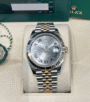 Date just wimblendon yellow gold slate dial 41mm - Image 2