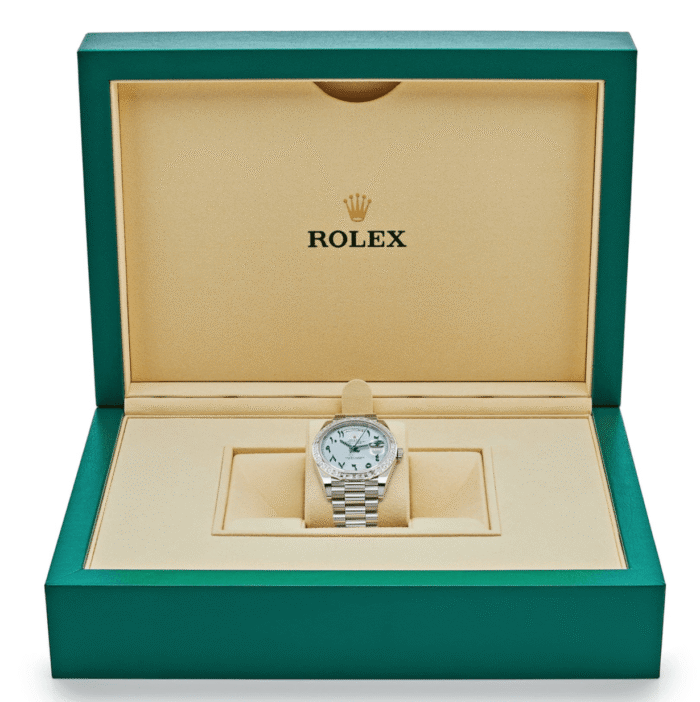 Day-date ice blue arabic dial diamond 40mm - Image 4