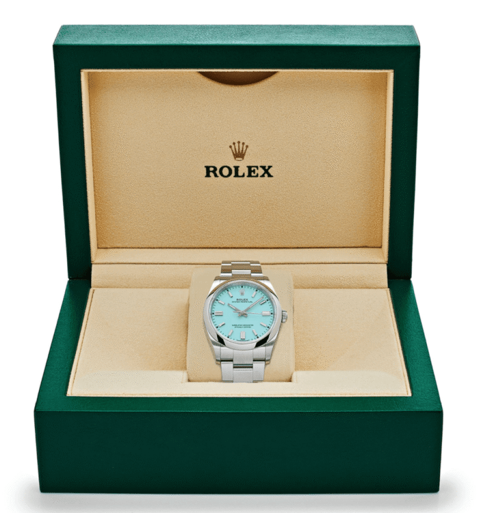 Oyster perpetual baby blue dial 36mm - Image 4