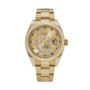 Sky-dweller gold champagne dial arabic numerals 42mm