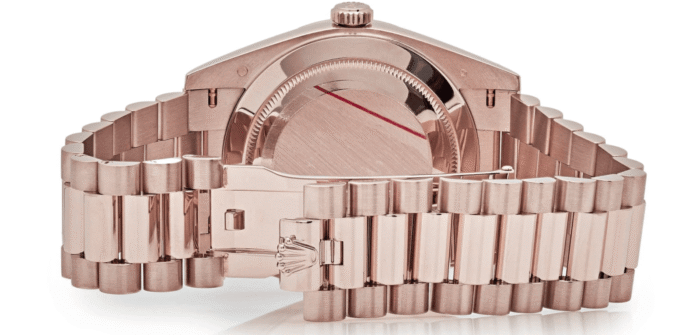 Day-date rose gold sundust roman dial 40mm - Image 3