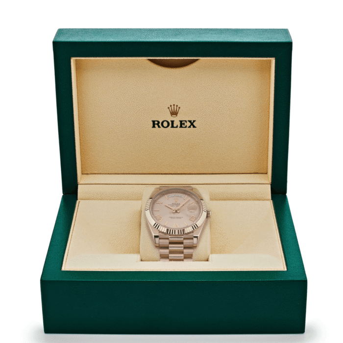 Day-date rose gold sundust roman dial 40mm - Image 4