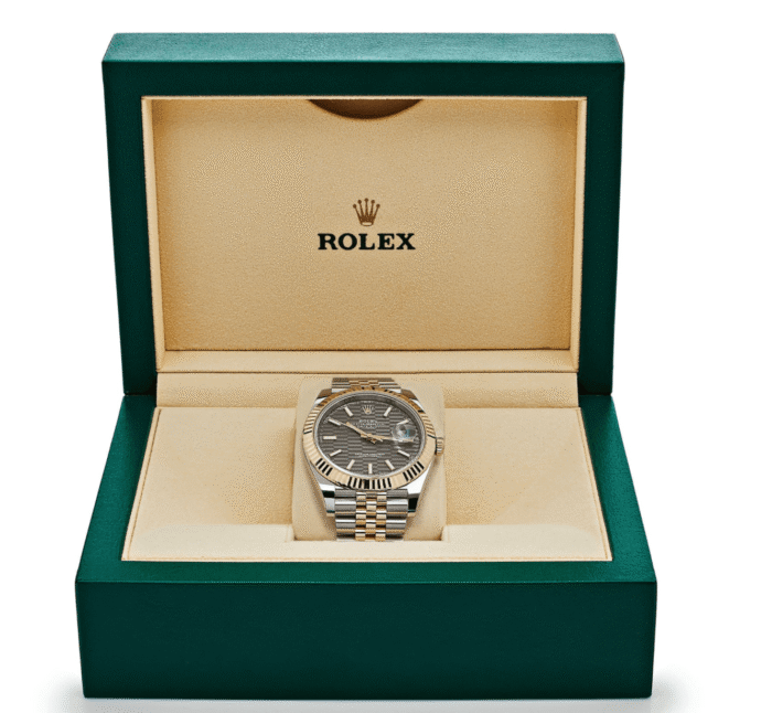 Date just rose gold fluted motif dial 41mm - Image 4