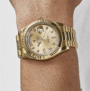 Day-date yellow gold champagne diamond dial 41mm - Image 2